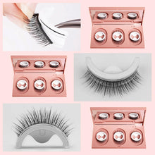 Load image into Gallery viewer, Glue-free Self-adhesive False Eyelashes(3 pairs)