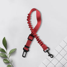 Load image into Gallery viewer, Adjustable Elastic Dog Seat Belt