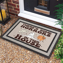 Load image into Gallery viewer, Funny Pumpkin Floor Mat