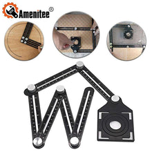 Load image into Gallery viewer, Amenitee Six-Sided Aluminum Alloy Angle Measuring Tool