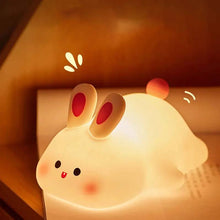 Load image into Gallery viewer, Big Face Rabbit Silicone Night Light