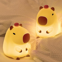 Load image into Gallery viewer, Capybara Tap Tap LED Night Lamp
