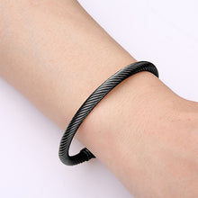 Load image into Gallery viewer, Stainless Steel Twisted Cable Wire Bracelet