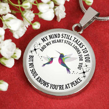 Load image into Gallery viewer, Hummingbird Memorial Necklace