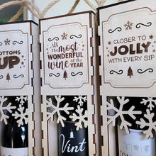 Load image into Gallery viewer, Christmas Funny Wooden Wine Box