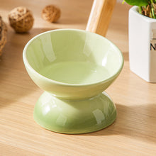 Load image into Gallery viewer, Ceramic Elevated Pet Food Bowls