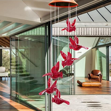 Load image into Gallery viewer, LED Solar Hummingbird Wind Chime