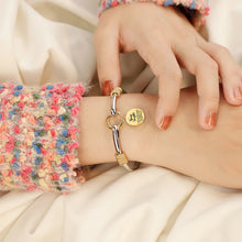 Load image into Gallery viewer, To My Bonus Daughter Two-Tone Bracelet