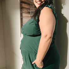 Load image into Gallery viewer, Built-in bra and Leggings Swim Romper