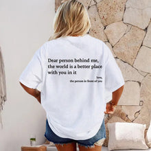 Load image into Gallery viewer, "You are Enough" T-skjorte