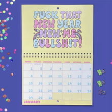 Load image into Gallery viewer, Funny and Sweary Double Page Wall Calendar