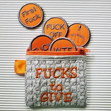 Load image into Gallery viewer, Big Bag of F*cks to Give Zipper Pouch