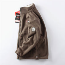 Load image into Gallery viewer, Men’s Double-Layer Fleece Hooded Jacket
