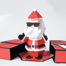 Load image into Gallery viewer, 3D Santa Claus Prank Pop-up Box Card