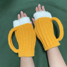Load image into Gallery viewer, Funny 3D Beer Mug Knitted Glove Gift