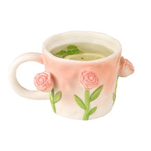 Load image into Gallery viewer, 3D Flower Coffee Mug