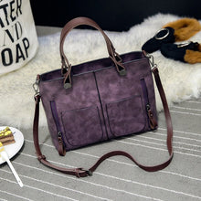 Load image into Gallery viewer, Ladies Vintage Leather Shoulder Bag