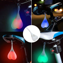 Load image into Gallery viewer, Cycling Balls Bike Heart Shaped Rear Light