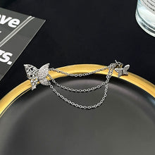 Load image into Gallery viewer, Butterfly Tassel Ear Clips