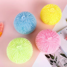 Load image into Gallery viewer, Multi-Color Tie Dye Swirl Puffer Ball