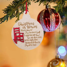 Load image into Gallery viewer, Heavenly Chair Christmas Memorial Charm