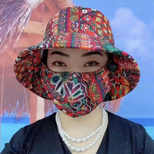 Load image into Gallery viewer, Sun Protection Mask Hat