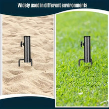 Load image into Gallery viewer, Heavy-Duty Adjustable Spiral Ground Anchor Umbrella Holder