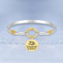 Load image into Gallery viewer, To My Bonus Daughter Two-Tone Bracelet