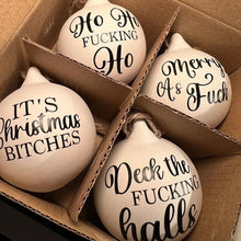 Load image into Gallery viewer, Christmas Funny Offensive Bauble