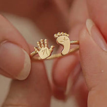 Load image into Gallery viewer, Baby Palm and Feet Ring