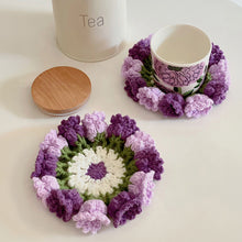 Load image into Gallery viewer, Hand Knit Crochet Suzuran Flower Coaster
