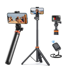 Load image into Gallery viewer, Selfie Stick-stativ med Bluetooth-fjernkontroll