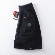 Load image into Gallery viewer, Men’s Double-Layer Fleece Hooded Jacket