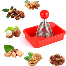 Load image into Gallery viewer, Stainless Steel Spring Walnut Opener