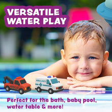 Load image into Gallery viewer, Kids’ Bath Toys – Fun Transportation Vehicles