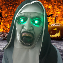 Load image into Gallery viewer, Halloween Nun Scary Mask