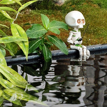 Load image into Gallery viewer, Fishing Skeleton Garden Accessory
