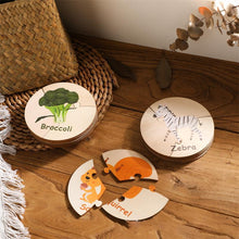 Load image into Gallery viewer, Wooden Puzzles Toddler Sensory Toys