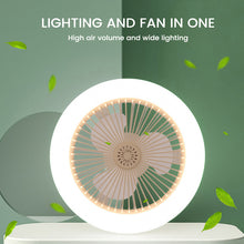 Load image into Gallery viewer, 2-in-1 Aromatherapy LED Fan Lamp