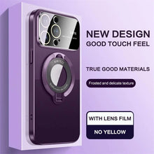 Load image into Gallery viewer, Large Window Phone Case Leak Label Magnetic Bracket