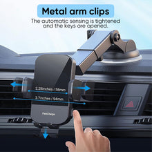 Load image into Gallery viewer, Car mobile phone holder with wireless charger