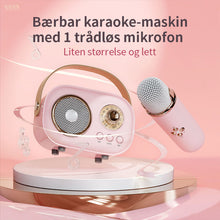 Load image into Gallery viewer, Mini Karaoke-maskin med trådløs mikrofon