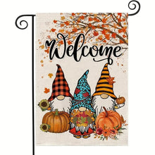 Load image into Gallery viewer, Halloween Garden Flag