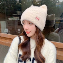 Load image into Gallery viewer, Cute Cat Ear Beanie Hat