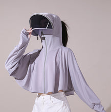 Load image into Gallery viewer, Ice Silk UV Protection Hooded Windbreaker Jacket