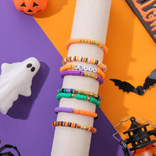 Load image into Gallery viewer, Halloween Themed Beads Bracelet