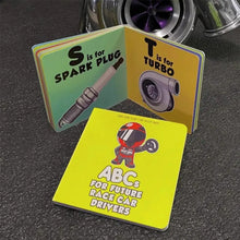 Load image into Gallery viewer, ABC for fremtidige racerbilførere Alfabetbok