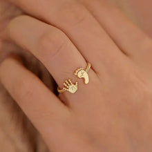 Load image into Gallery viewer, Baby Palm and Feet Ring
