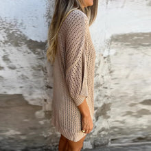 Load image into Gallery viewer, V-neck Hollow Knitted Top