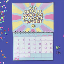 Load image into Gallery viewer, Funny and Sweary Double Page Wall Calendar